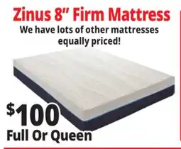 Ocean State Job Lot Zinus 8 Firm Mattress offer