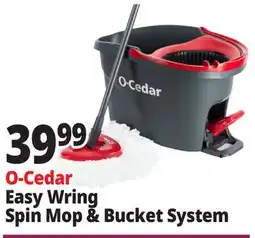 Ocean State Job Lot O-Cedar Easy Wring Spin Mop & Bucket System offer