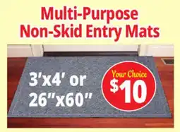 Ocean State Job Lot Multi-Purpose Non-Skid Entry Mats offer