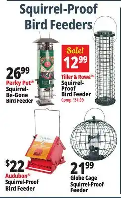 Ocean State Job Lot Squirrel-proof bird feeders offer