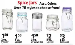 Ocean State Job Lot Spice Jars Over 10 styles to choose from! offer