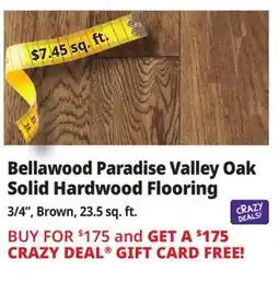 Ocean State Job Lot Bellawood Paradise Valley Oak Solid Hardwood Flooring offer