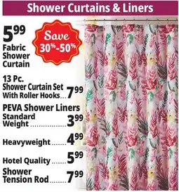 Ocean State Job Lot Shower Curtains & Liners offer