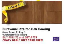 Ocean State Job Lot Durevana Hazelton Oak Flooring offer