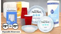 Dollar Tree Disposable Dinnerware offer