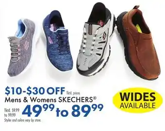 Boscov's Mens & Womens SKECHERS offer