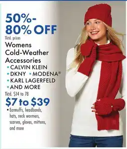 Boscov's Womens Cold-Weather Accessories offer