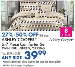 Boscov's ASHLEY COOPER 6-7 Piece Comforter Set offer