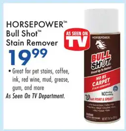 Boscov's HORSEPOWER Bull Shot Stain Remover offer