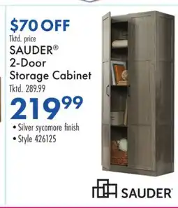 Boscov's SAUDER 2-Door Storage Cabinet offer