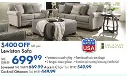 Boscov's Lewiston Sofa offer