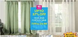 Boscov's YEAR-END CURTAIN SALE offer