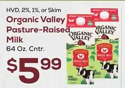 DeCicco & Sons Organic Valley Pasture-Raised Milk offer