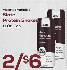 DeCicco & Sons Slate Protein Shakes offer