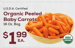 DeCicco & Sons Organic Peeled Baby Carrots offer