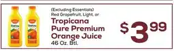 DeCicco & Sons Tropicana Pure Premium Orange Juice offer