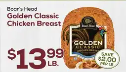 DeCicco & Sons Boar's Head Golden Classic Chicken Breast offer