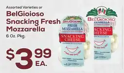 DeCicco & Sons BelGioioso Snacking Fresh Mozzarella offer
