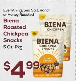 DeCicco & Sons Biena Roasted Chickpea Snacks offer