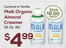 DeCicco & Sons Malk Organic Almond Creamer offer