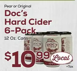 DeCicco & Sons Doc's Hard Cider 6-Pack offer