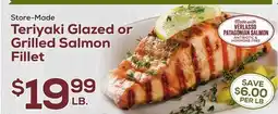 DeCicco & Sons Teriyaki Glazed or Grilled Salmon Fillet offer
