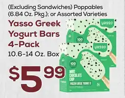 DeCicco & Sons Yasso Greek Yogurt Bars 4-Pack, 10.6-14 Oz. Box offer