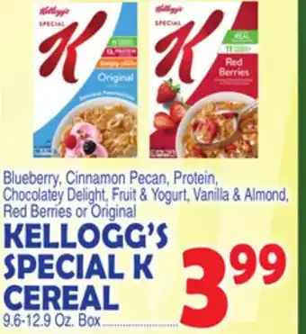 Bravo Supermarkets KELLOGG'S SPECIAL K CEREAL offer