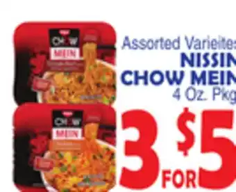 Bravo Supermarkets NISSIN CHOW MEIN offer
