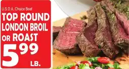 Bravo Supermarkets TOP ROUND LONDON BROIL OR ROAST offer