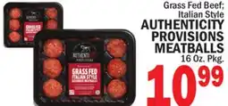 Bravo Supermarkets AUTHENTICITY PROVISIONS MEATBALLS offer