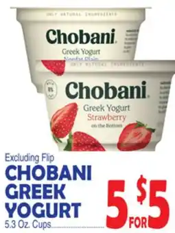 Bravo Supermarkets CHOBANI GREEK YOGURT offer