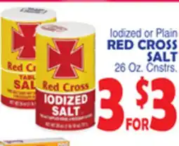 Bravo Supermarkets RED CROSS SALT offer