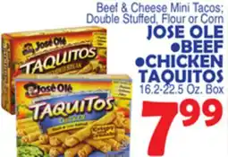 Bravo Supermarkets JOSE OLE • BEEF • CHICKEN TAQUITOS offer