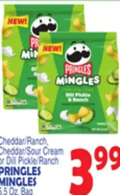 Bravo Supermarkets PRINGLES MINGLES 5.5 Oz. Bag offer