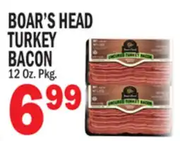 Bravo Supermarkets BOAR'S HEAD TURKEY BACON offer
