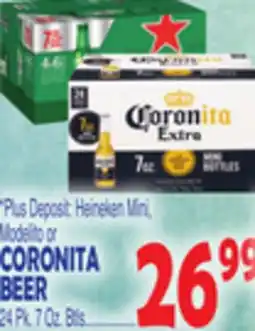 Bravo Supermarkets CORONITA BEER offer