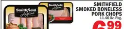 Bravo Supermarkets SMITHFIELD SMOKED BONELESS PORK CHOPS offer
