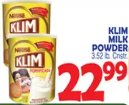 Bravo Supermarkets KLIM MILK POWDER offer