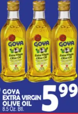 Bravo Supermarkets GOYA EXTRA VIRGIN OLIVE OIL offer