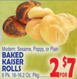 Bravo Supermarkets BAKED KAISER ROLLS offer