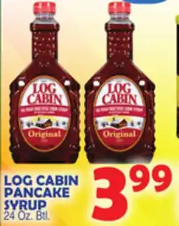 Bravo Supermarkets LOG CABIN PANCAKE SYRUP offer