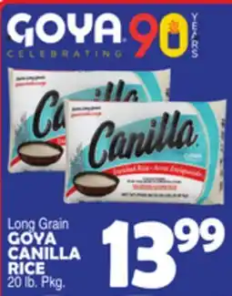 Bravo Supermarkets GOYA CANILLA RICE offer