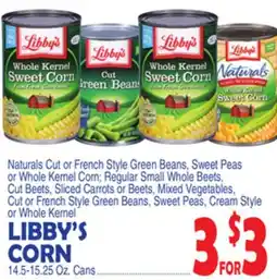 Bravo Supermarkets LIBBY'S CORN offer
