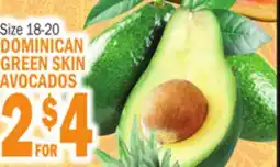 Bravo Supermarkets DOMINICAN GREEN SKIN AVOCADOS offer