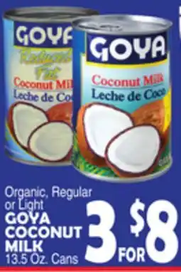 Bravo Supermarkets GOYA COCONUT MILK offer