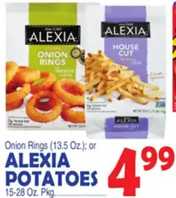 Bravo Supermarkets ALEXIA POTATOES 15-28 Oz. Pkg offer