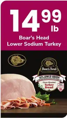 ACME Boar's Head Lower Sodium Turkey offer