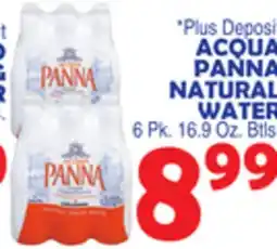 Bravo Supermarkets ACQUA PANNA NATURAL WATER offer