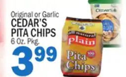 Bravo Supermarkets CEDAR'S PITA CHIPS offer